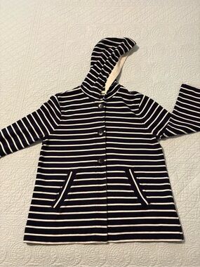 Vintage J Crew hooded knit jacket. Size medium.